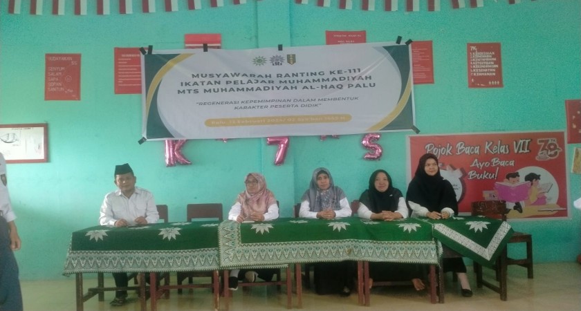 SELAMAT! Arya Taba Terpilih Menjadi Ketua Umum PR IPM MTs Muhammadiyah Al Haq Palu